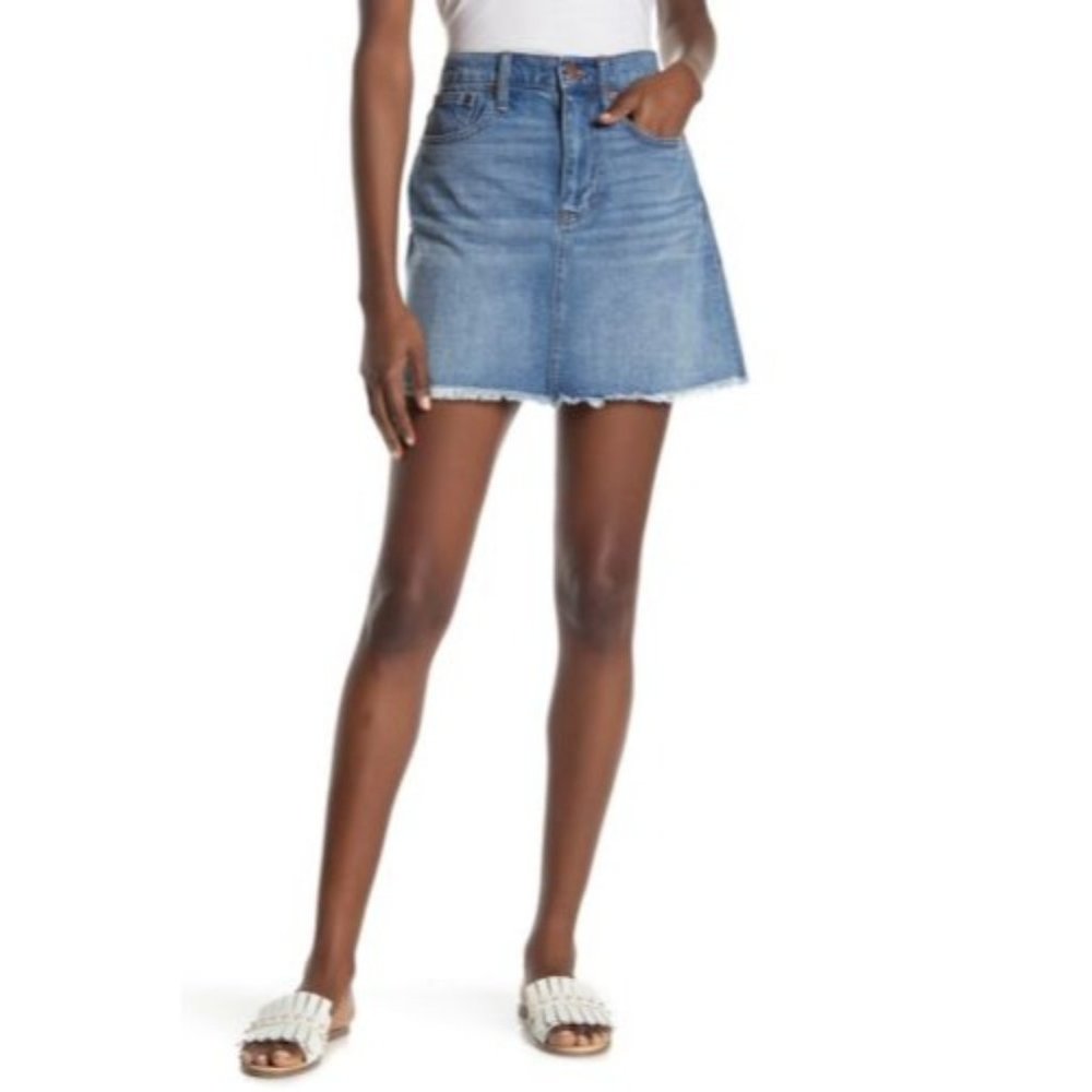 Madewell McCarren Denim Mini Skirt blue K8028 27